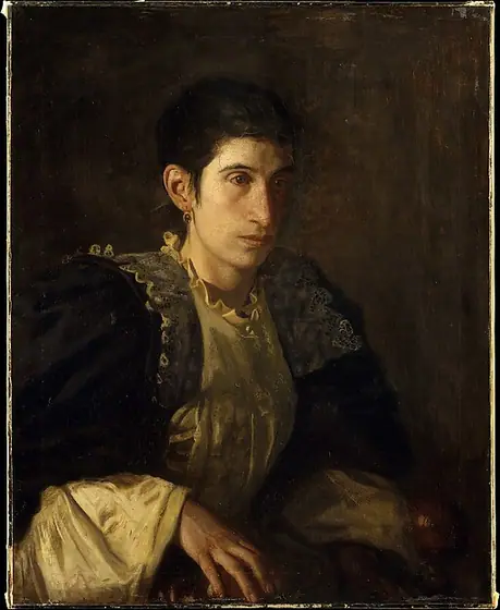 Signora Gomez d'Arza, Thomas Eakins, 1901–2, oil on canvas