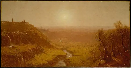 Tivoli, Sanford Robinson Gifford, 1870, oil on canvas