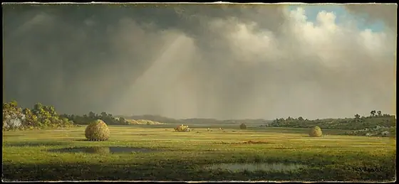 Newburyport Meadows, Martin Johnson Heade, ca. 1876–81, oil on canvas