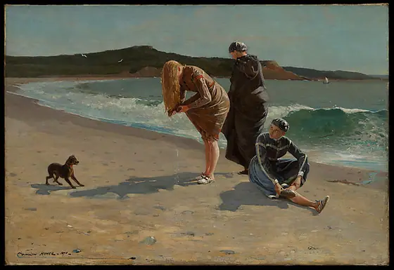 Eagle Head, Manchester, Massachusetts (High Tide), Winslow Homer, 1870, oil on canvas
