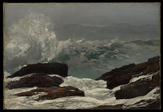 Maine Coast, Winslow Homer, 1896, oil on canvas