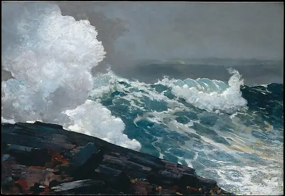 Northeaster, Winslow Homer, 1895; reworked by 1901, oil on canvas