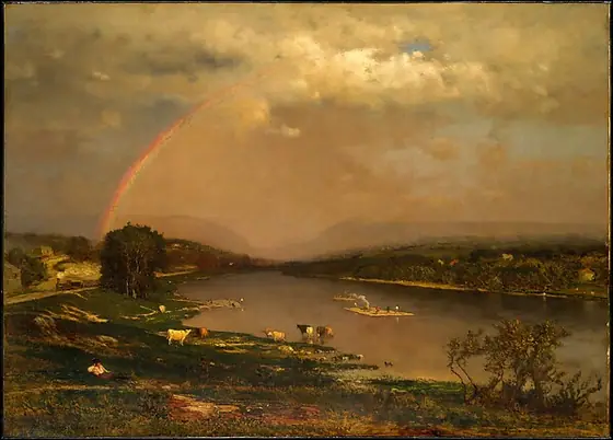 Delaware Water Gap, George Inness, 1861, oil on canvas