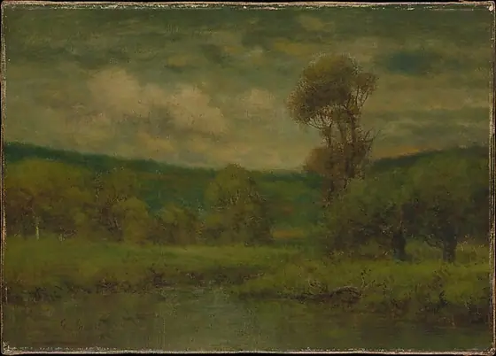 Landscape, George Inness, 1884 or 1889, oil on canvas