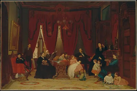 The Hatch Family, Eastman Johnson, 1870–71, oil on canvas