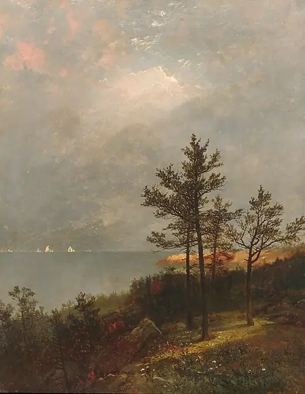 Gathering Storm on Long Island Sound, John Frederick Kensett, 1872, oil on canvas