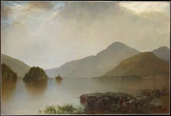 Lake George, John Frederick Kensett, 1869, oil on canvas