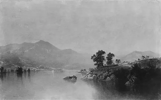 Lake George, New York, John Frederick Kensett, 1872, oil on canvas