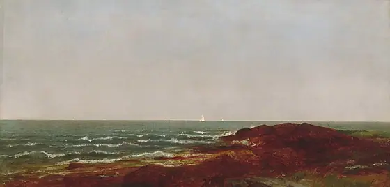 The Sea, John Frederick Kensett, 1872, oil on canvas