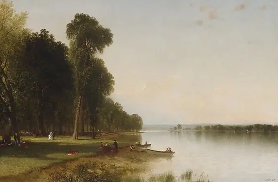 Summer Day on Conesus Lake, John Frederick Kensett, 1870, oil on canvas