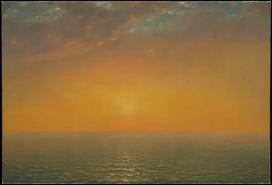 Sunset on the Sea, John Frederick Kensett, 1872, oil on canvas