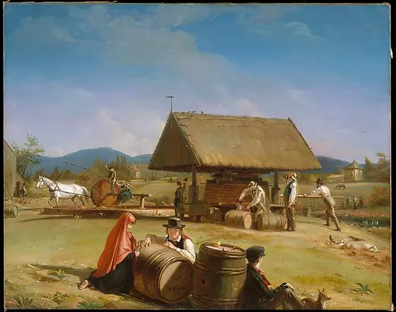 Cider Making, William Sidney Mount, 1840–41, oil on canvas