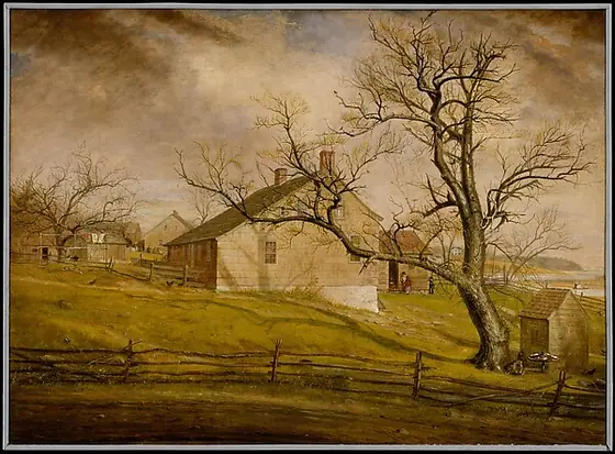 Long Island Farmhouses, William Sidney Mount, 1862–63, oil on canvas