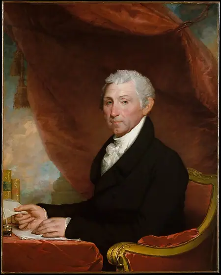James Monroe, Gilbert Stuart, ca. 1820–22, oil on canvas