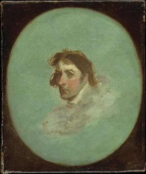Portrait of the Artist, Gilbert Stuart, ca. 1786, oil on canvas