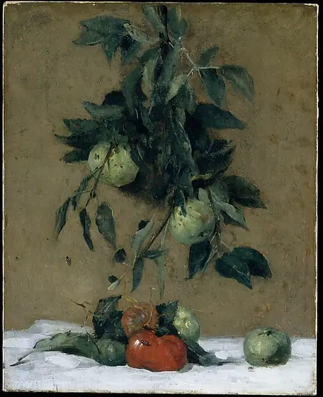 Fruit, Julian Alden Weir, ca. 1888, oil on canvas
