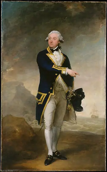 Captain John Gell, Gilbert Stuart, 1785, oil on canvas