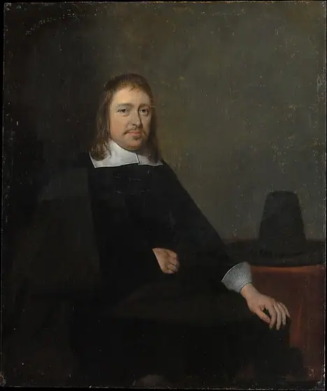Portrait of a Seated Man, Gerard ter Borch, late 1650s or early 1660s, oil on wood