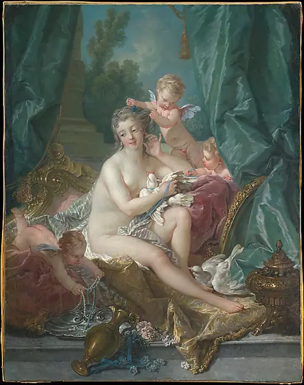 The Toilette of Venus, François Boucher, 1751, oil on canvas