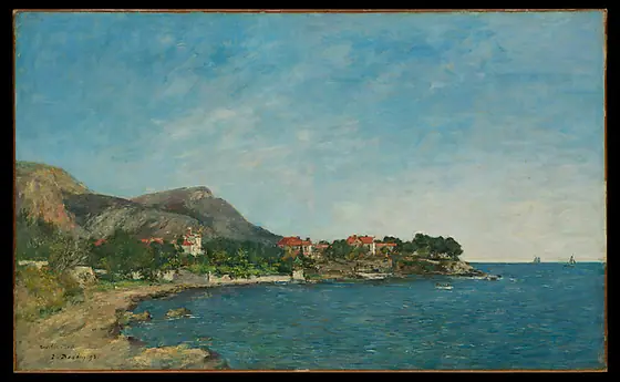 Beaulieu: The Bay of Fourmis, Eugène Boudin, 1892, oil on canvas