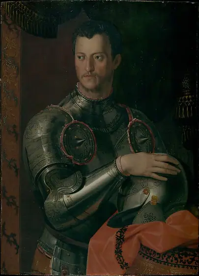 Cosimo I de' Medici (1519–1574), Agnolo Bronzino, 1548, oil on wood
