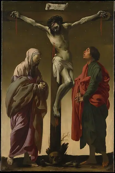 The Crucifixion with the Virgin and Saint John, Hendrick ter Brugghen, ca. 1624–25, oil on canvas