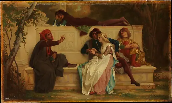 Florentine Poet, Alexandre Cabanel, 1861, oil on wood