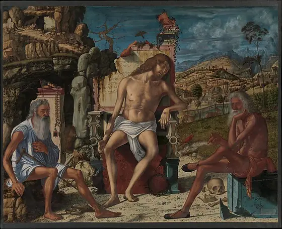 The Meditation on the Passion, Vittore Carpaccio, ca. 1490, oil and tempera on wood