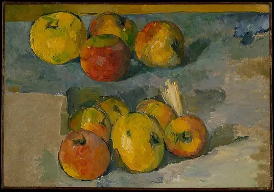 Apples, Paul Cézanne, 1878–79, oil on canvas