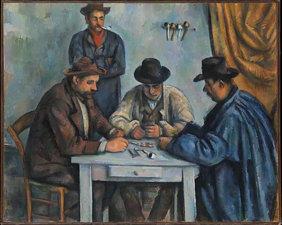 The Card Players, Paul Cézanne, 1890–92, oil on canvas