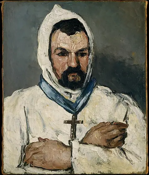 Antoine Dominique Sauveur Aubert (born 1817), the Artist's Uncle, as a Monk, Paul Cézanne, 1866, oil on canvas