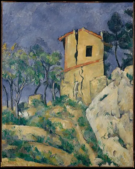 The House with the Cracked Walls, Paul Cézanne, 1892–94, oil on canvas
