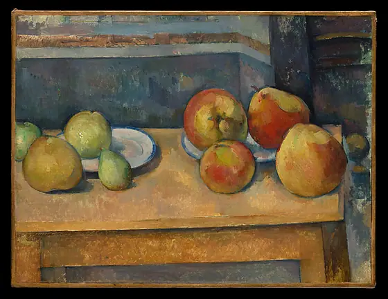Still Life with Apples and Pears, Paul Cézanne, ca. 1891–92, oil on canvas