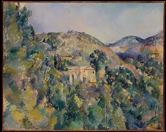 View of the Domaine Saint-Joseph, Paul Cézanne, late 1880s, oil on canvas