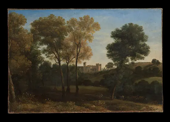 View of La Crescenza, Claude Lorrain, 1648–50, oil on canvas