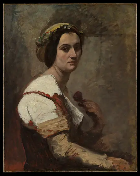 Sibylle, Camille Corot, ca. 1870, oil on canvas