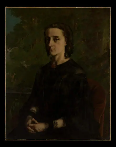 Madame Frederic Breyer (Fanny Hélène Van Bruyssel, 1830–1894), Gustave Courbet, 1858, oil on canvas
