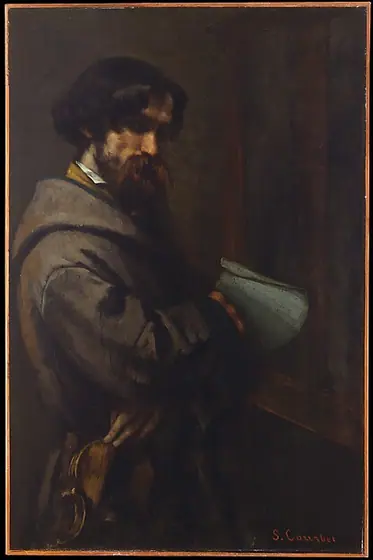 Alphonse Promayet (1822–1872), Gustave Courbet, 1851, oil on canvas