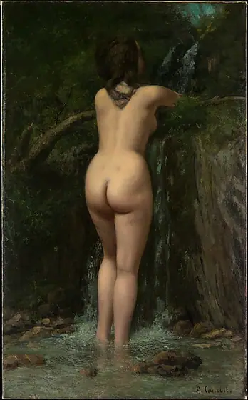 The Source, Gustave Courbet, 1862, oil on canvas