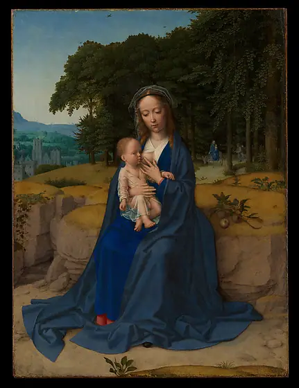 The Rest on the Flight into Egypt, Gerard David, ca. 1512–15, oil on wood