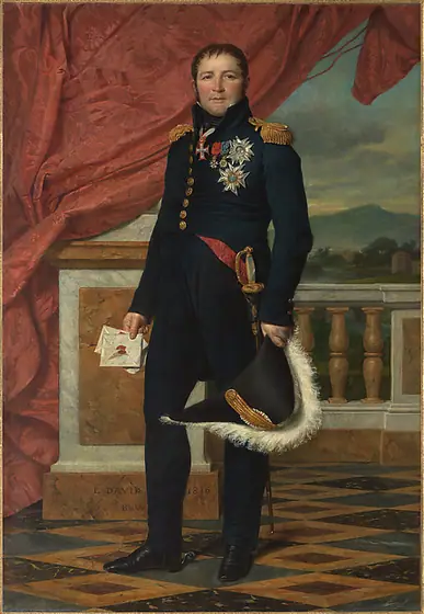General Étienne-Maurice Gérard (1773–1852), Jacques-Louis David, 1816, oil on canvas