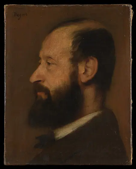 Joseph-Henri Altès (1826–1895), Edgar Degas, 1868, oil on canvas