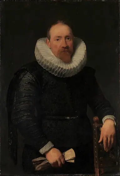 Portrait of a Man, Anthony van Dyck, ca. 1618, oil on wood