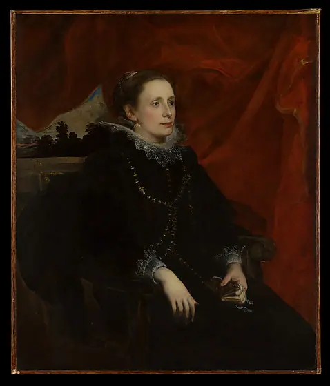 Portrait of a Woman, Called the Marchesa Durazzo, Anthony van Dyck, probably ca. 1622–25, oil on canvas