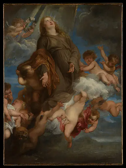 Saint Rosalie Interceding for the Plague-stricken of Palermo, Anthony van Dyck, 1624, oil on canvas