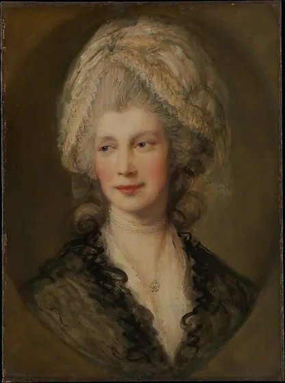 Queen Charlotte, Thomas Gainsborough, 1768, oil on canvas