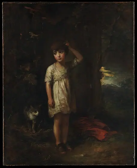 A Boy with a Cat—Morning, Thomas Gainsborough, 1787, oil on canvas