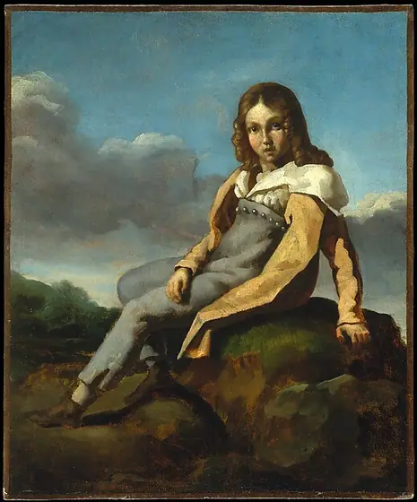 Alfred Dedreux (1810–1860) as a Child, Théodore Géricault, ca. 1819–20, oil on canvas