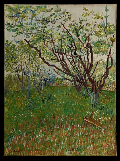 The Flowering Orchard, Vincent van Gogh, 1888, oil on canvas