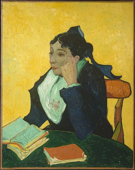 L'Arlésienne: Madame Joseph-Michel Ginoux (Marie Julien, 1848–1911), Vincent van Gogh, 1888–89, oil on canvas